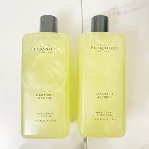 NEW 2x Pecksniffs Grapefruit & Citron Moisturizing Shower Gel Body Wash